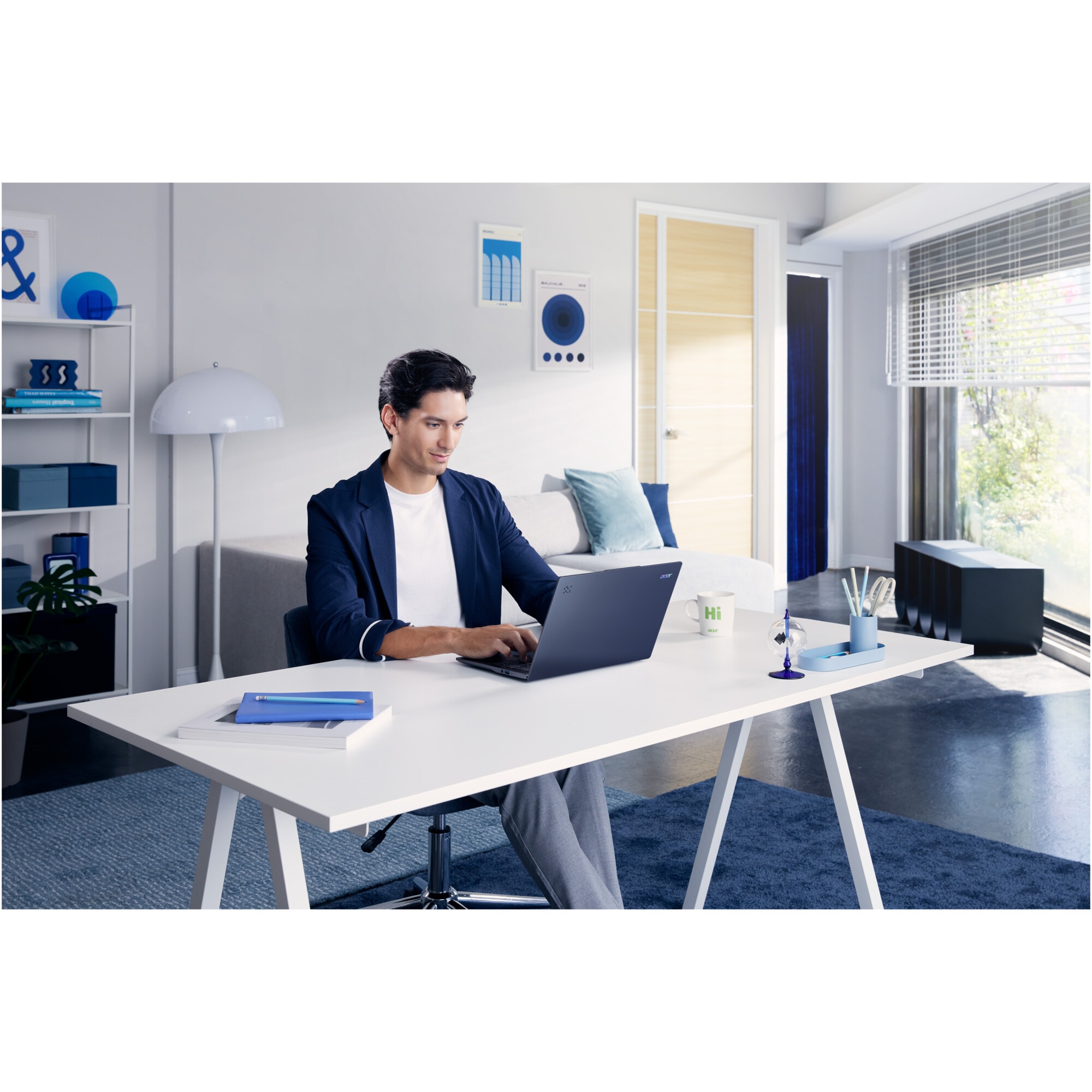 Laptop Acer Swift 14 AI OLED SF14-51-78FT cu procesor Intel® Core™ Ultra 7-256V pana la 4.8 GHz, 14", WUXGA OLED, 16GB LPDDR5X RAM, 1TB SSD, Intel® Arc™ Graphics, Windows 11 Home, Steel Gray