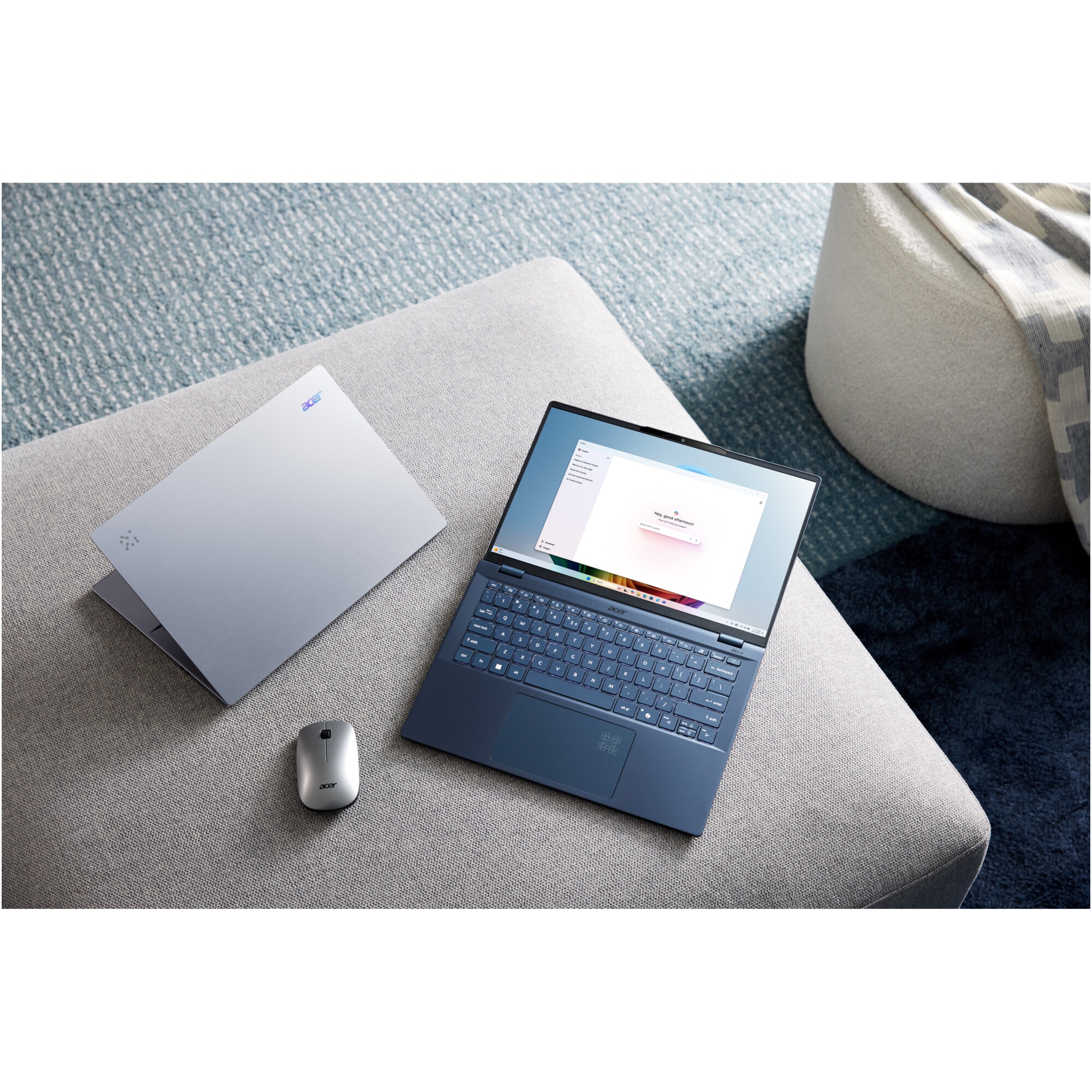 Laptop Acer Swift 14 AI OLED SF14-51-78FT cu procesor Intel® Core™ Ultra 7-256V pana la 4.8 GHz, 14", WUXGA OLED, 16GB LPDDR5X RAM, 1TB SSD, Intel® Arc™ Graphics, Windows 11 Home, Steel Gray