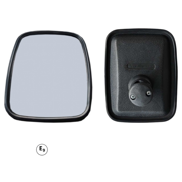 Oglinda laterala exterioara universala cu unghi larg 222 x 172 mm pentru camioane, autobuze, utilaje de constructii si agricole, excavatoare, rulote etc