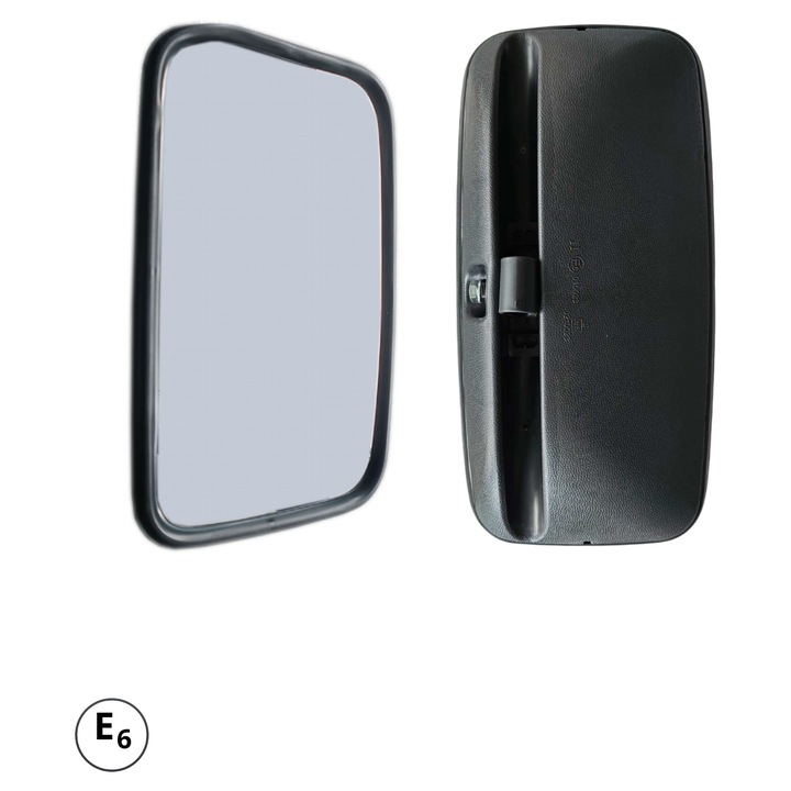 Oglinda universala retrovizoare pentru camioane, autobuze, masini de constructii si agricole, excavatoare, rulote etc., 365 mm x 185 mm