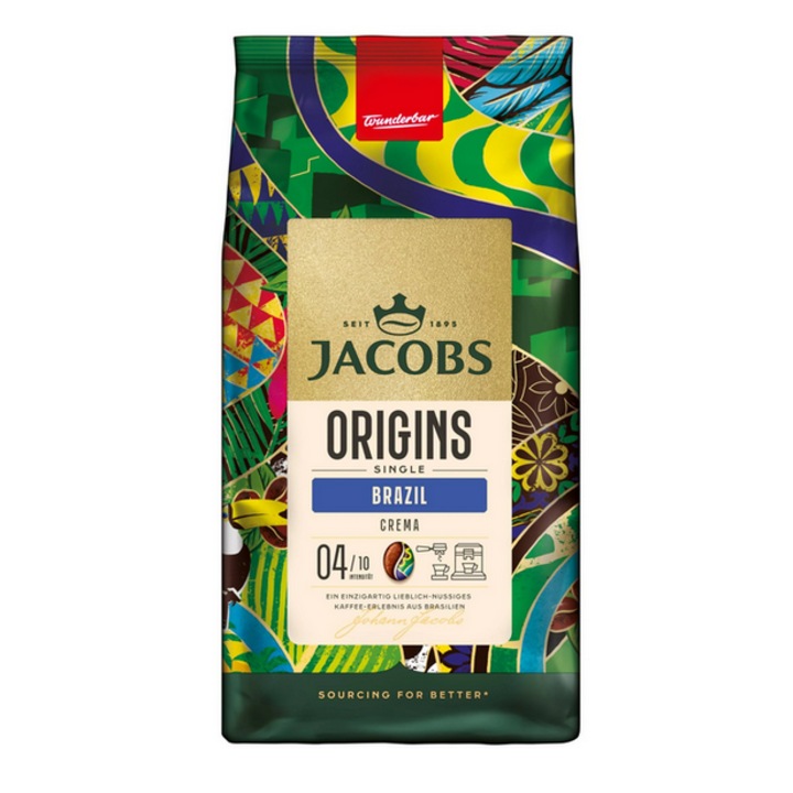 Cafea boabe Jacobs Origin Brazil- 1 kg