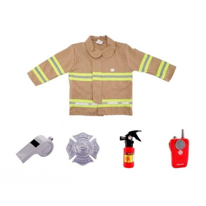 Costum de pompier cu accesorii, SWEDE, 510x360mm