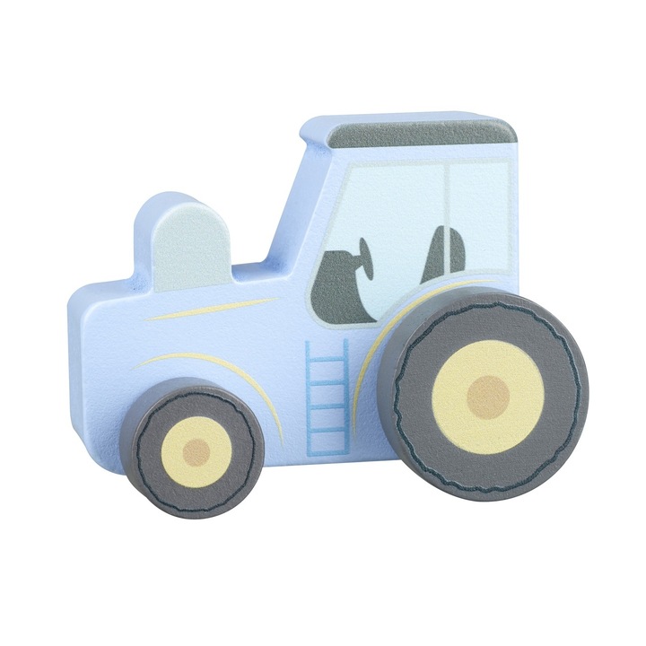 Toló játék Kék traktor fából, Orange Tree Toys