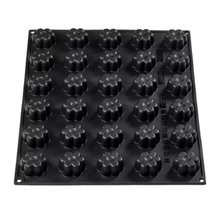 Forma din silicon, Pavoflex Margherita by Antonio Bachour, 30 cavitati, Ø40x20mm