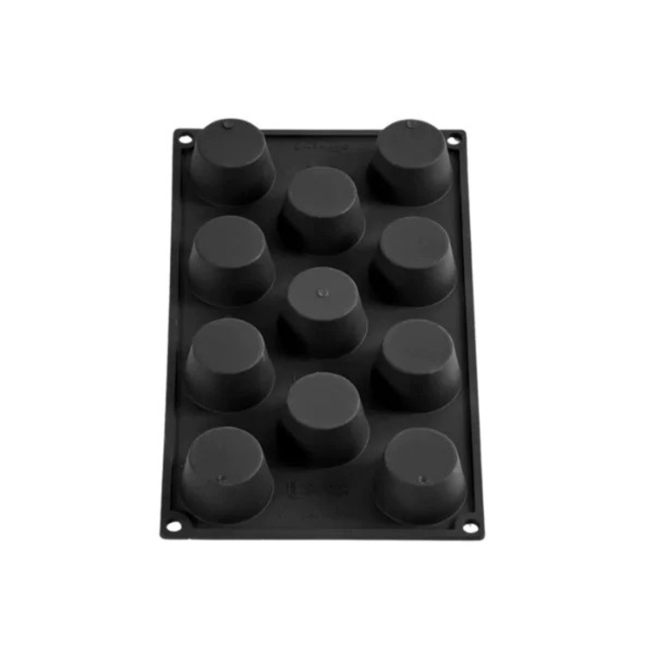 Forma din silicon, Pavoflex Muffin40time, 11 cavitati, 50x28h mm