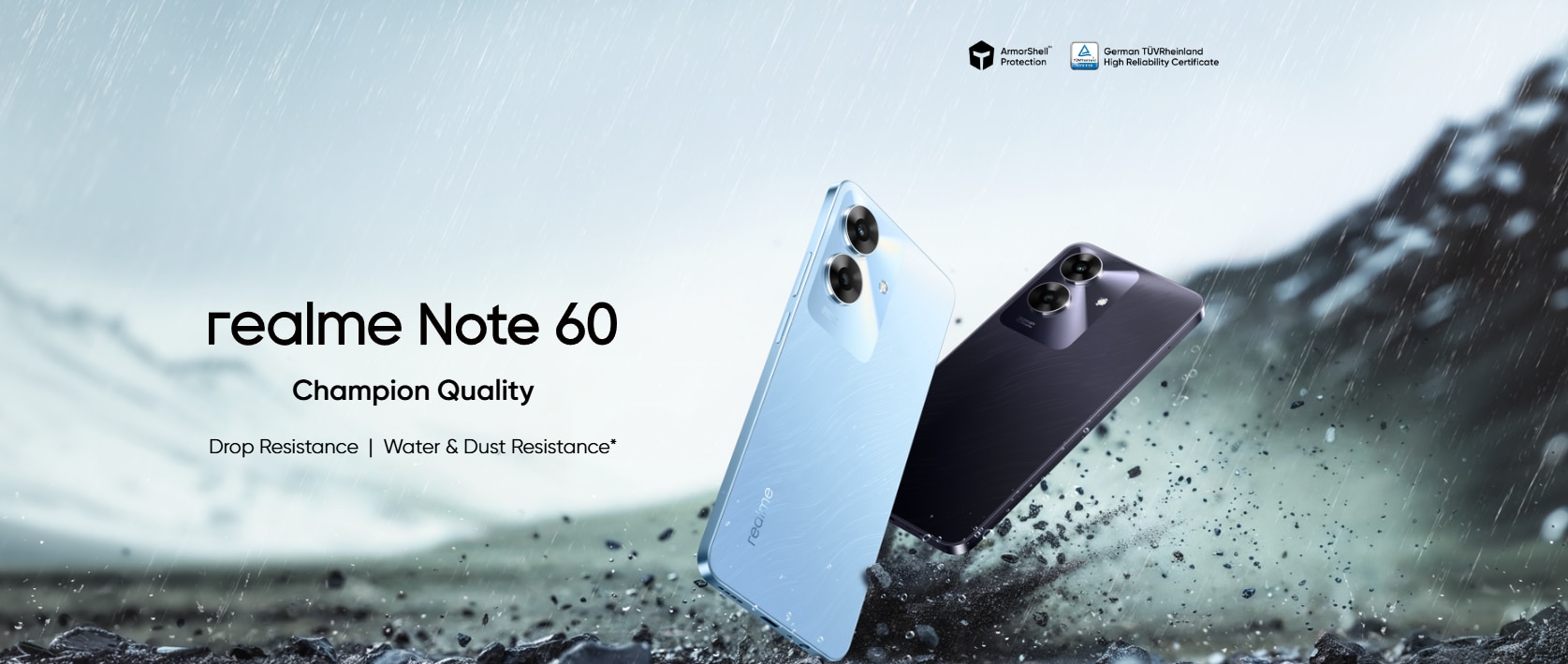 新品 realme Note 60 ブラック 4GB/128GB SIMフリー Telefon mobil realme Note 60, 4GB RAM, 128GB, 4G, Marble