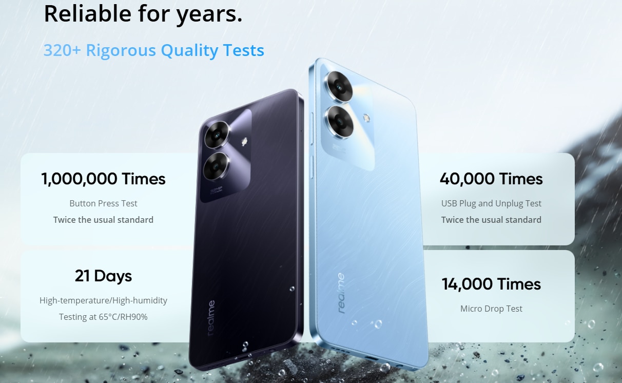 Telefon mobil realme Note 60, 6GB RAM, 128GB, 4G, Marble Black
