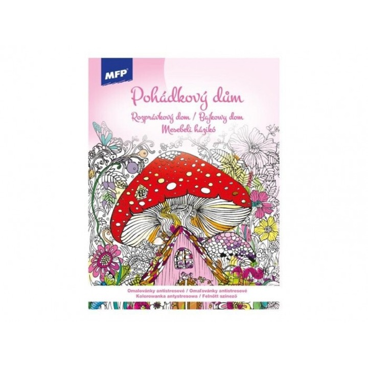Антистрес книга за оцветяване Приказна къща