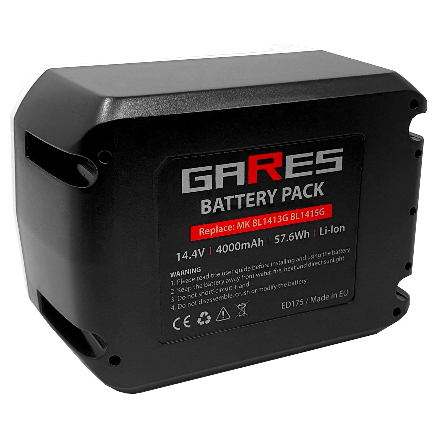 Gares akkumulátor, 14, 4V 4, 0Ah Li-Ion, kompatibilis a Makita