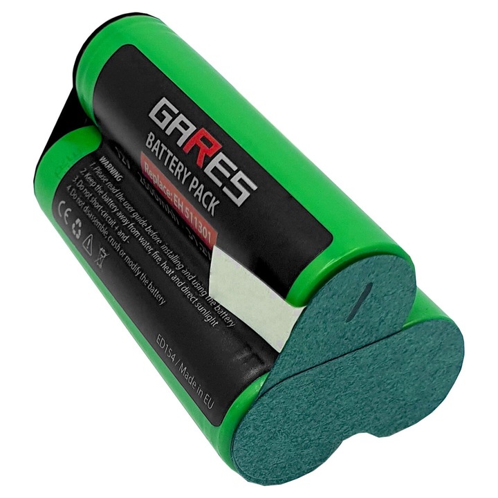 Gares akkumulátor, 12V 2, 6Ah Li-Ion, kompatibilis az Einhell 511301 RT-CD 10, 8 Li 45.113.01 1101 készülékekkel