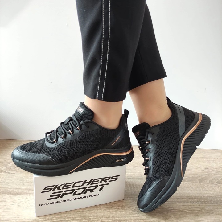 Pantofi Sport Dama Skechers 155567 Bbk - 37.5, Negru