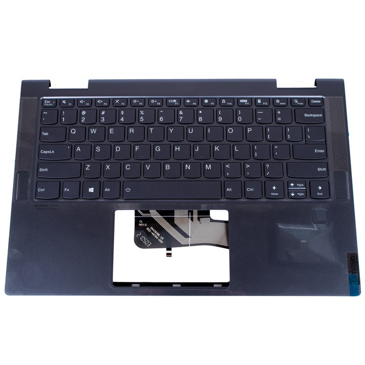 Lenovo Yoga 7 14 ITL05 főpanel billentyűzet, ezüst SG