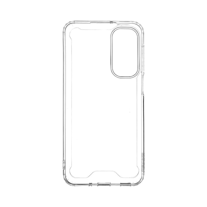 Защитен калъф CENTO Como, съвместим със Samsung A16 Transparent Silicone Premium, Slim, подсилени ъгли, Anti-scratch, Anti-shock, с повдигнати ръбове за защита на екрана и камерата