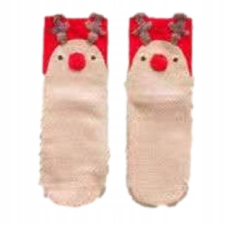 Sosete dama, PrzydaSie, 34-40, motiv reniferi, multicolor