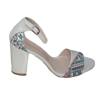Sandale dama cu toc gros D&J Exclusive, Piele naturala Sandale dama cu toc gros D&J Exclusive, Piele naturala
