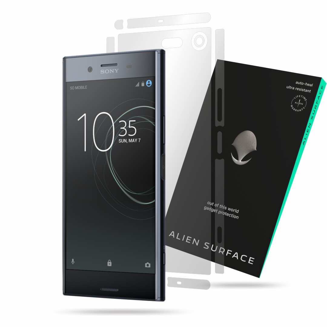 Folie Alien Surface, Sony Xperia XZ Premium, protectie spate, laterale