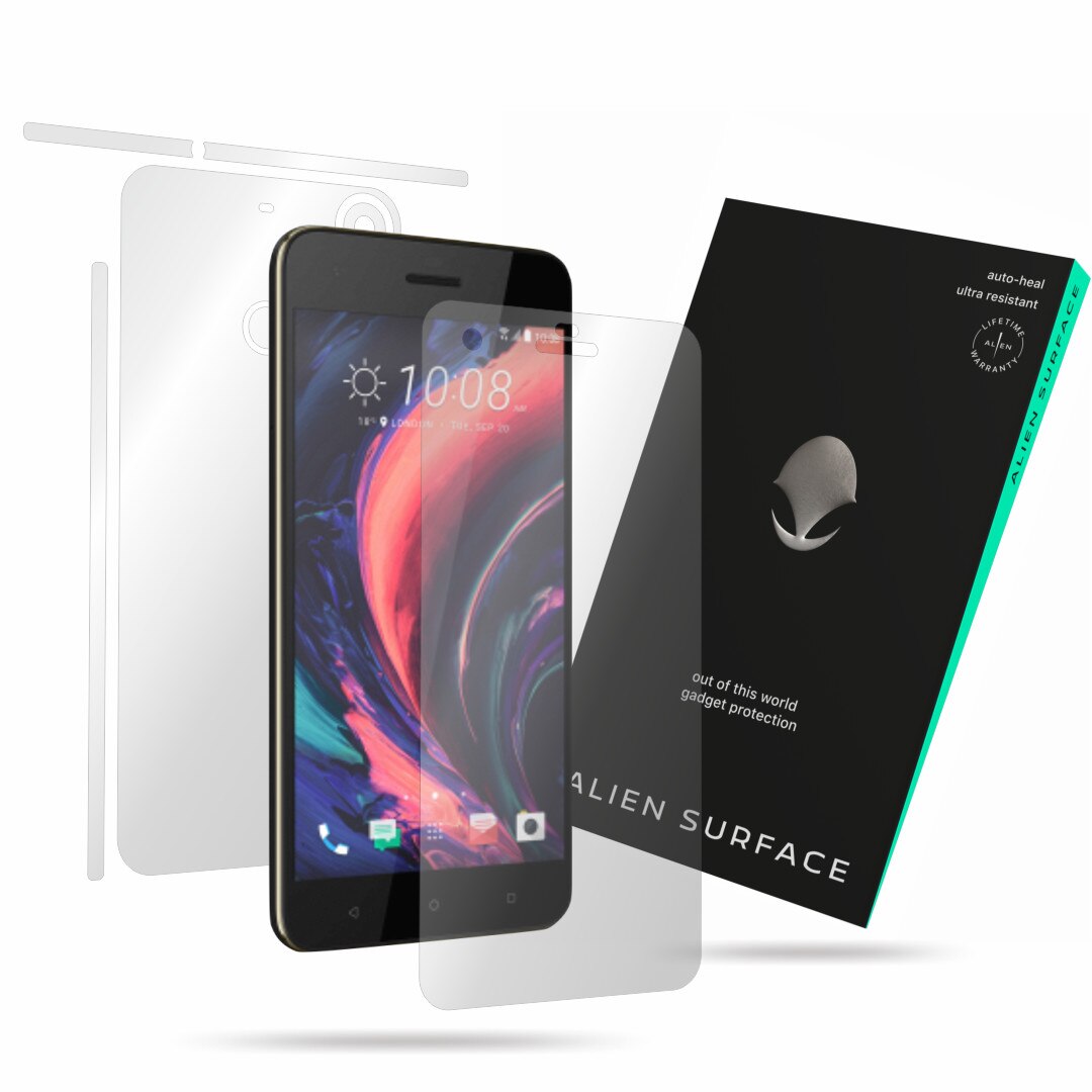 Folie Alien Surface, HTC Desire 10 Pro, protectie ecran, spate, laterale