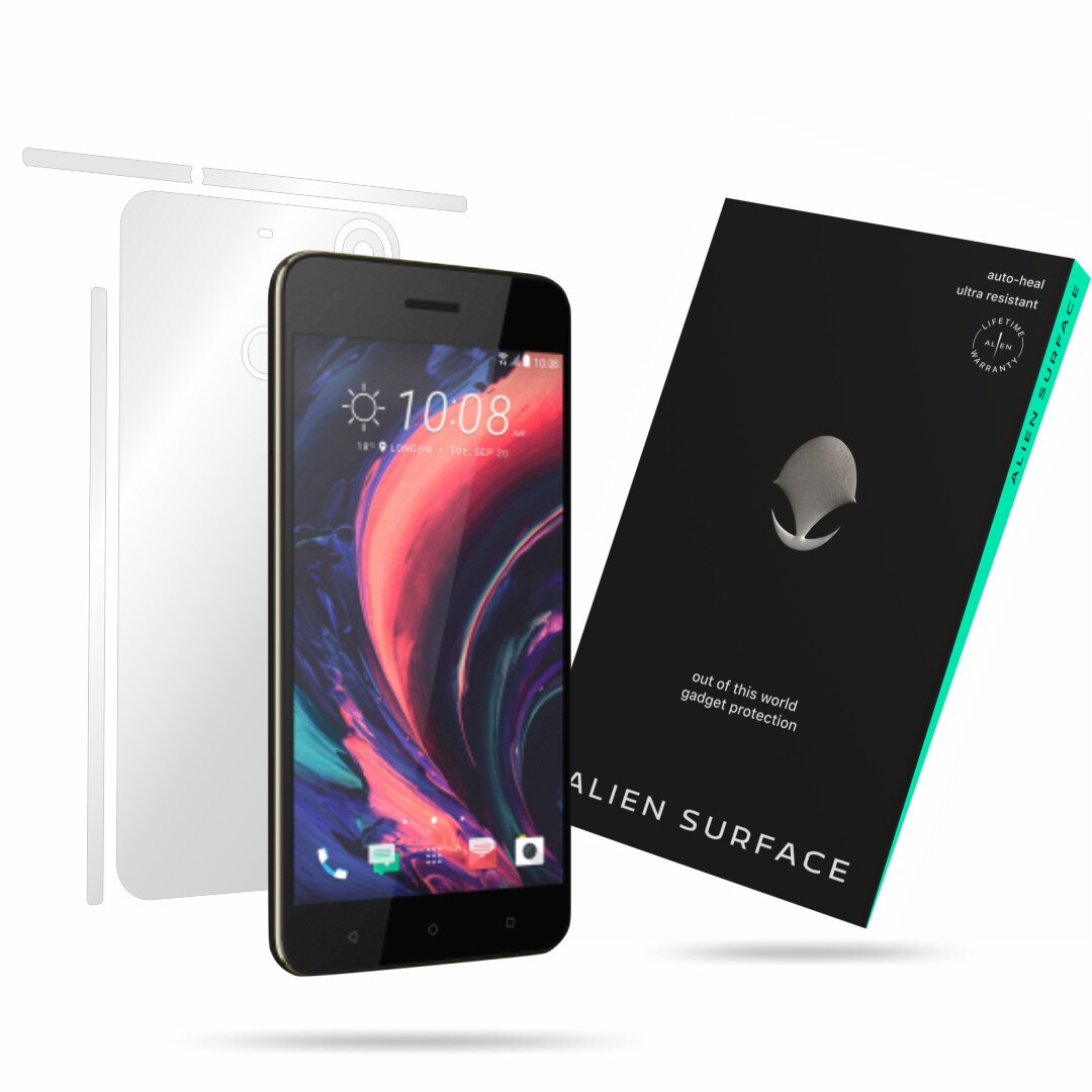 Folie Alien Surface, HTC Desire 10 Pro, protectie spate, laterale