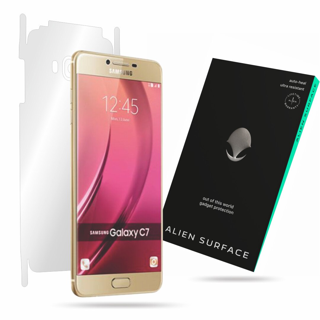 Folie Alien Surface, Samsung Galaxy C5, protectie spate, laterale