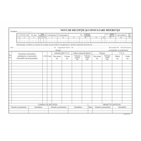 Nota De Intrare Receptie A4 Cu T V A Autocopiativ 2 Ex 2 X 50 Seturi Sam Office Emag Ro