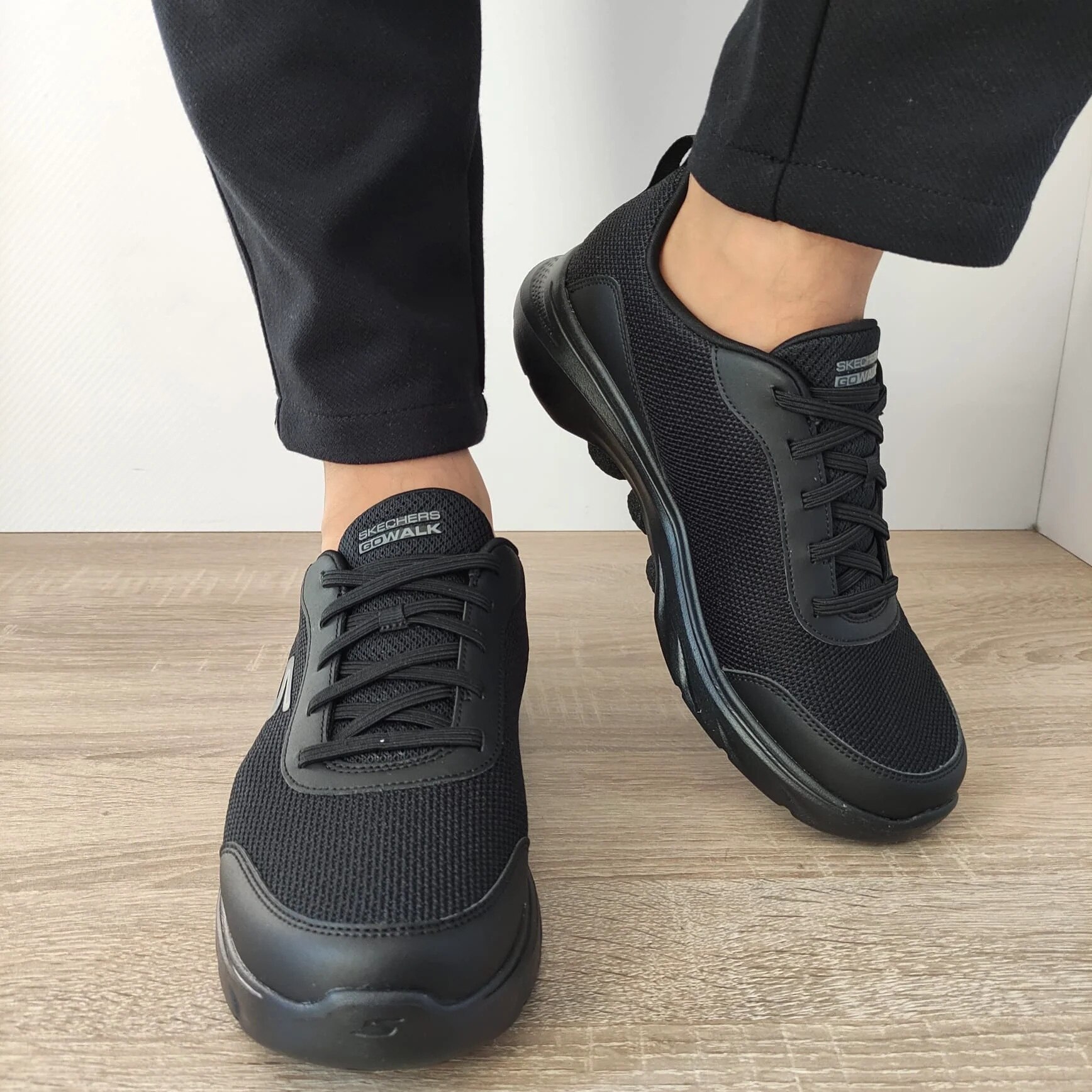 Pantofi Sport Barbati Skechers 216644 Bbk - 41, Negru - eMAG.ro