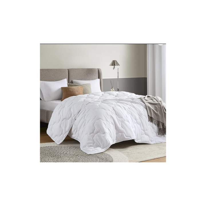 Set 2 Pilote, 140 x 200, Capse, Material Ultrasoft, OEKO TEX, Antialergic, Iarna 500 gsm, 1 de Vara, 1 pentru 4 Anotimpuri, 350 gsm