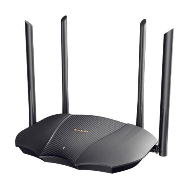 Router, Wi-Fi 6, kétsávos 2,4 GHz/5 GHz, 574+2402 Mbps, 4x6 dBi, 3 Gigabit port - TENDA TND-TX12