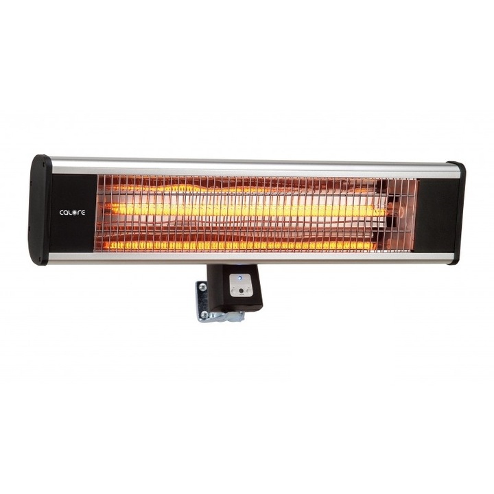 Incalzitor de terasa electric cu raze infrarosii, cu prindere pe perete, 2kW, tensiune alimentare 230V, CALORE