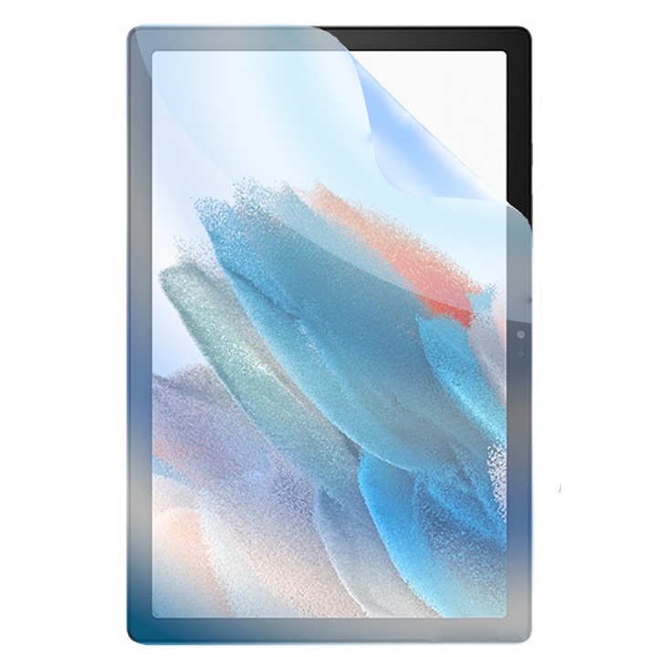 Folie de silicon Blue Guard OptiShield pentru Samsung Galaxy Tab S9 FE Plus / Tab S9 FE +, Anti-reflexii, Anti-soc, Rezistenta la zgarieturi, Filtru anti lumina albastra pentru protectia ochilor, Aplicare usoara, Transparent