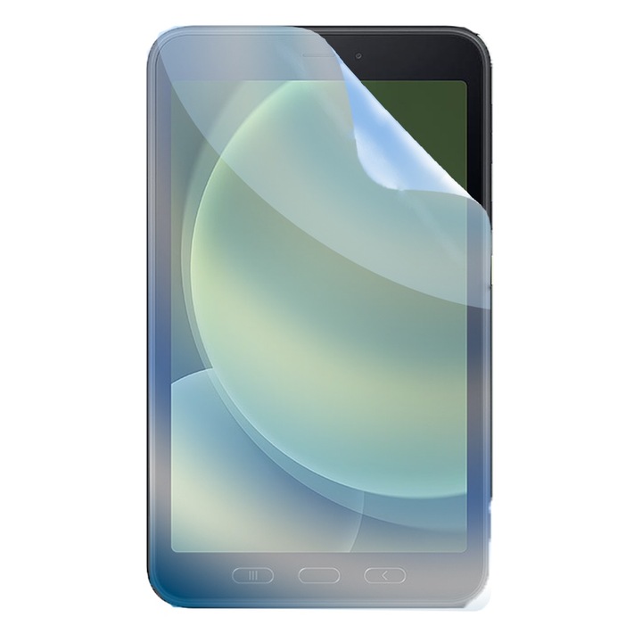 Folie de silicon Blue Guard OptiShield pentru Samsung Galaxy Tab Active5, Anti-reflexii, Anti-soc, Rezistenta la zgarieturi, Filtru anti lumina albastra pentru protectia ochilor, Aplicare usoara, Transparent