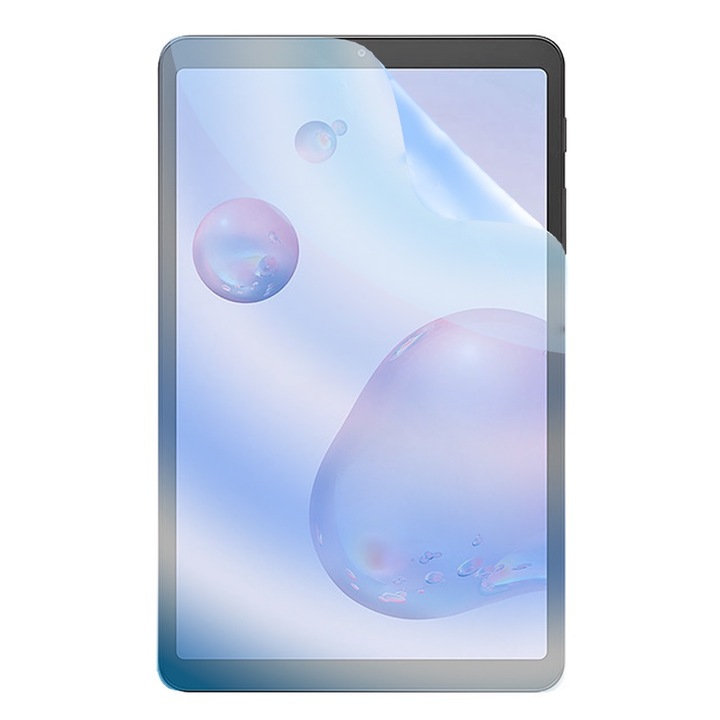 Folie de silicon Blue Guard OptiShield pentru Samsung Galaxy Tab A 8.4 (2020), Anti-reflexii, Anti-soc, Rezistenta la zgarieturi, Filtru anti lumina albastra pentru protectia ochilor, Aplicare usoara, Transparent