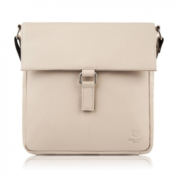 Geanta piele, Paolo Peruzzi, 30x26x7cm