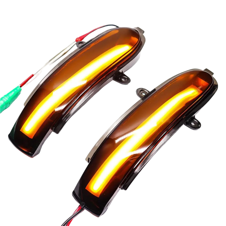 Set lampi LED semnalizare dinamice/secventiale FetonAuto pentru Mercedes C-Class W203, CL (2000–2007) – portocaliu