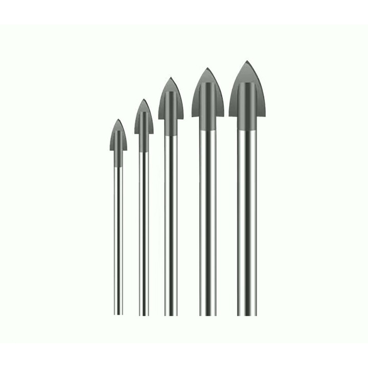 Burghiu pentru Sticla, Ceramica, Gresie si Faianta Set 5 buc de 3mm 4mm 5mm 6mm 8mm pentru Masina de gaurit