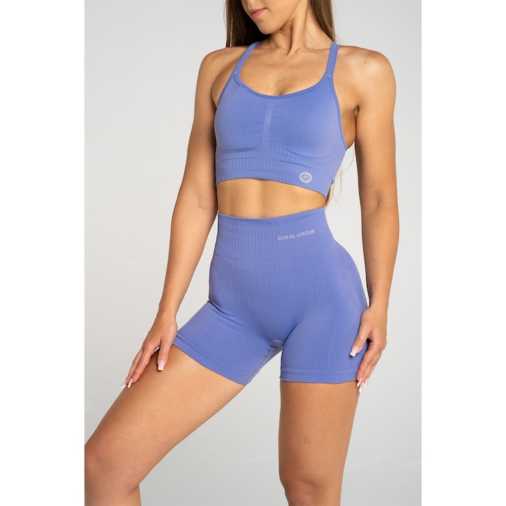 Pantaloni scurti push up 2.0 Gym Glamour, Mov, Mov