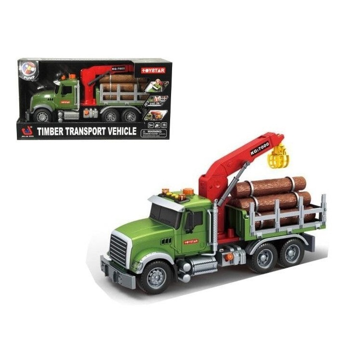 Teherautó hangokkal/fénnyel, SVÉD, doboz