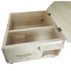 Casuta hranitor Arici XXL cu labirint interior, lemn masiv, 480 x 450 x 265 mm, Natural Timber