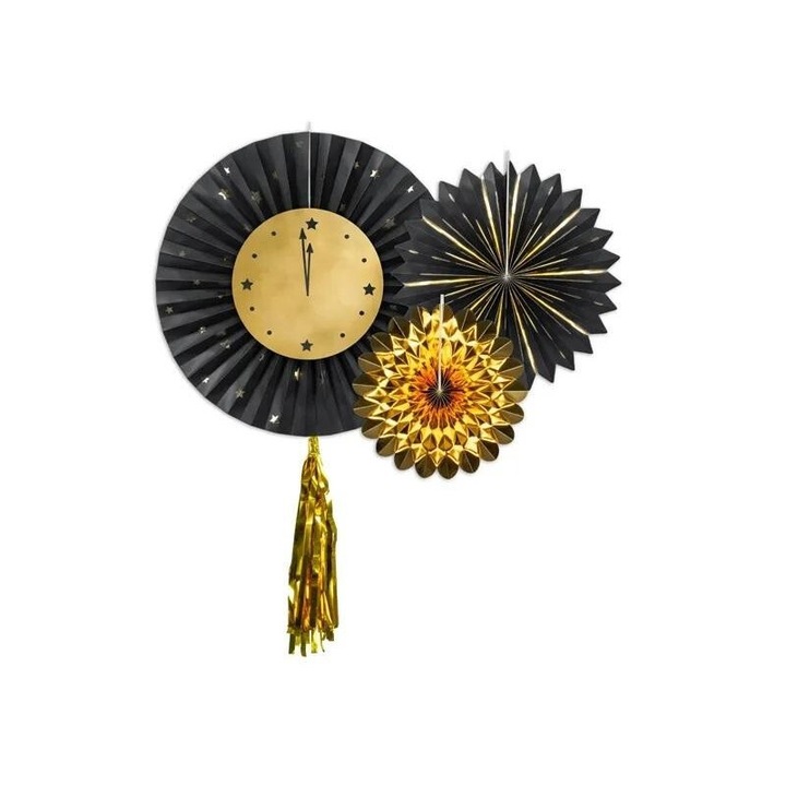 PartyDeco díszóra, 26-43cm 3 db