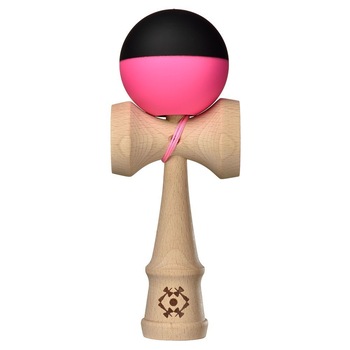 Joc de indemanare Kendama Tribute Half Split- Neon Pink and Black - SILK MATTE Joc de indemanare Kendama Tribute Half Split- Neon Pink and Black - SILK MATTE