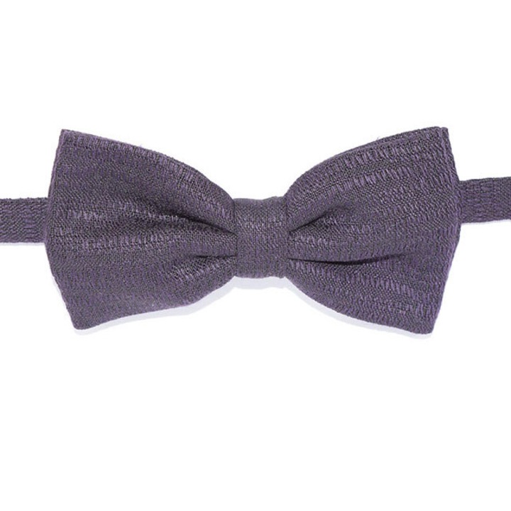 Papion clasic negru cu efecte mov