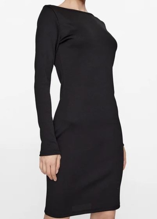 Rochie dama, Hugo, Elastan/Poliester, Negru, S INTL