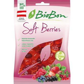 Jeleuri cu aroma de fructe de padure ECO 80 g - Biobon Jeleuri cu aroma de fructe de padure ECO 80 g - Biobon