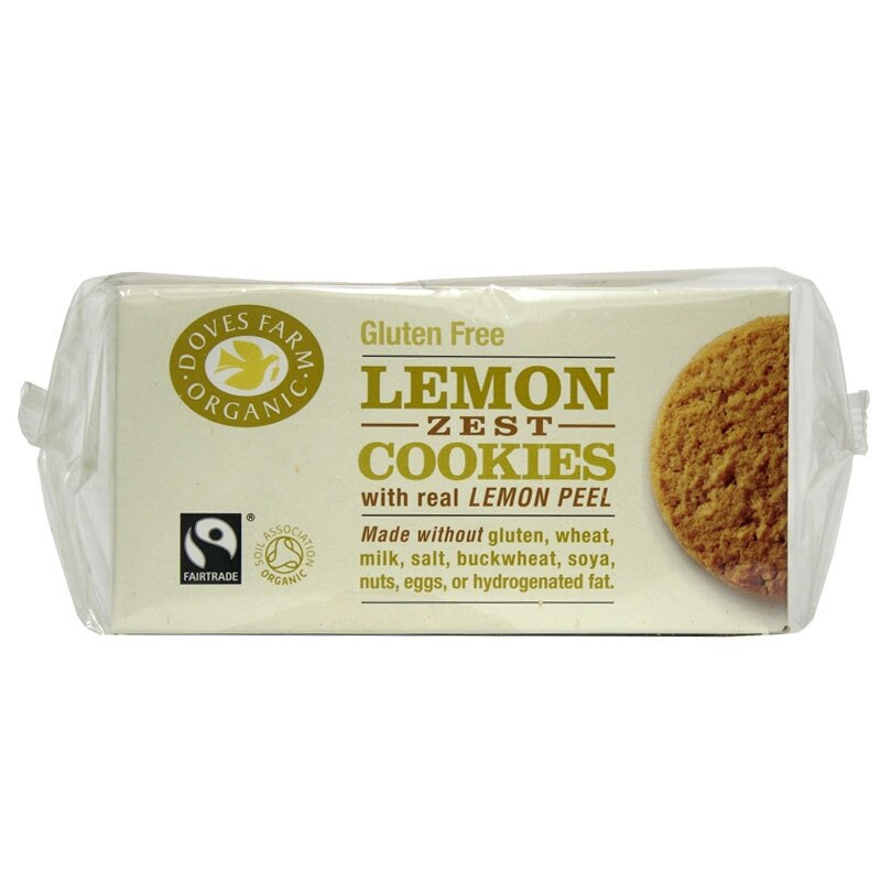 Prajiturele cu coaja de lamaie fara gluten ECO 150 g - Doves Farm