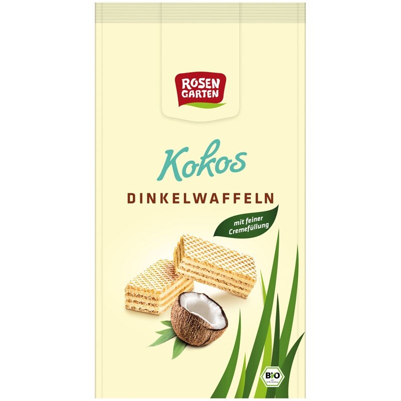 Napolitate din spelta cu crema de cocos ECO 100 g - Rosen Garten