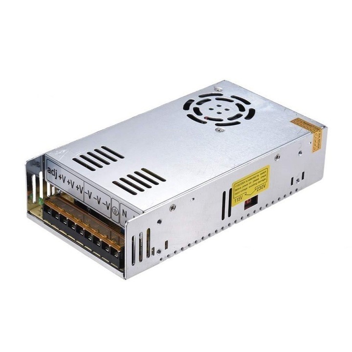 Sursa de Alimentare Metalica cu Ventilator, 5V, 60A, Putere 300W, ElectroAZ