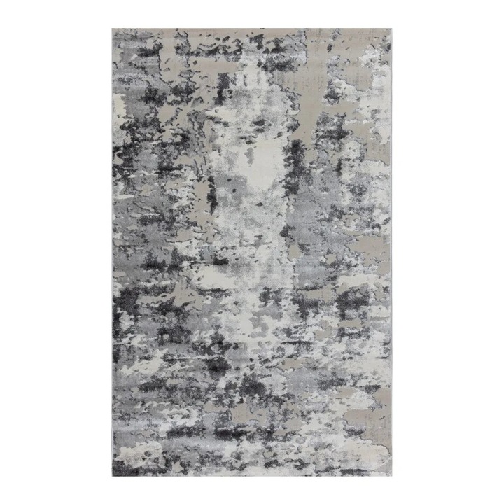 Covor Modern VESNA, Culoare Gri Deschis / Gri Inchis, 80x150 CM, Cod: 40049B