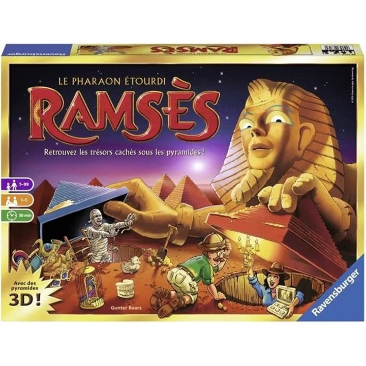 Társasjáték Ramses, Ravensburger, karton, többszínű