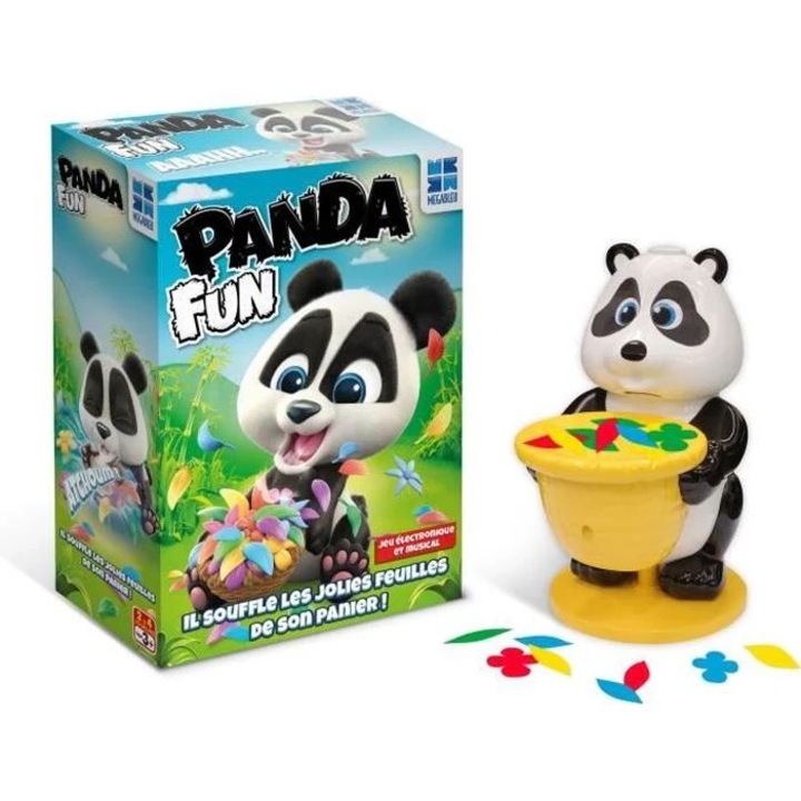 Társasjáték PANDA'FUN, 2-4 játékos, 3 éves kortól, állatos játék, többszínű