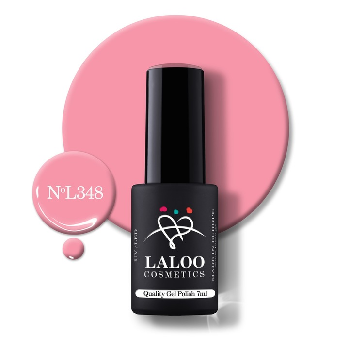 Oja semi-permanenta 348 Intense Pink Laloo 7ml