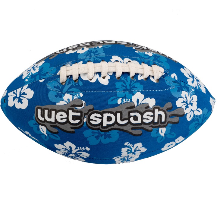 Minge Neopren ovala NO-SPLASH 3, 20x11.5 cm, albastru -alb